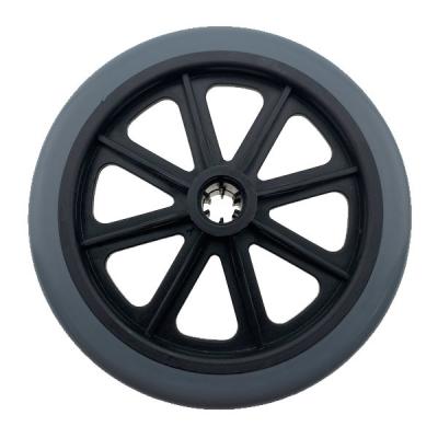 8 a cadeira de rodas Front Wheels da polegada PCV com PP retira o núcleo do desgaste - rodízio resistente