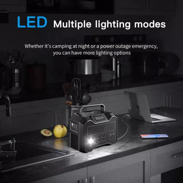 LiFePO4 Lithium Battery 500W 1000W Portable Power Station 2000W Renewable Energy Storage Battery Home Travel Outdoor