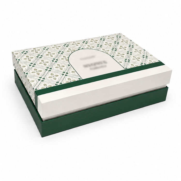 Embossed Texture Lid and Base Boxes Spot UV Highlight Premium Rigid Gift Box
