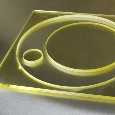2mm Thickness Radiation Glass Shielding Transparent Color For Lead Barrier