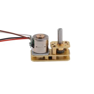 5V Worm Gear Stepper Motor 10mm Horizontal Right Angle Stepper Motor 2 Phase