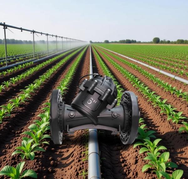 6In Industrial Nylon Solenoid Valve, Ultra-High Flow Hydraulic Diaphragm Valve for Large Scale Irrigation & Commercial Landscape