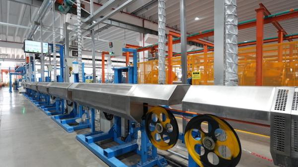 5-15mm Especificación de entrada Línea de extrusión de alambre de silicona 80m/min 280kg/h