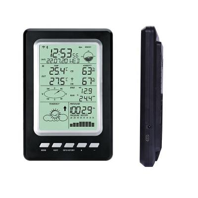 Sensor Rain Gauge Farm Wireless Data Logger com ecrã colorido e energia solar