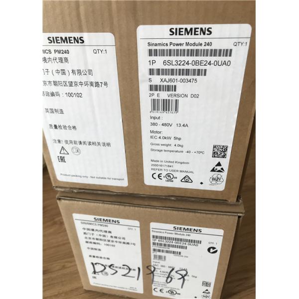 SIEMENS SINAMICS G120 Inverter 3AC 380-480V 4KW 6SL3224-0BE24-0UA0
