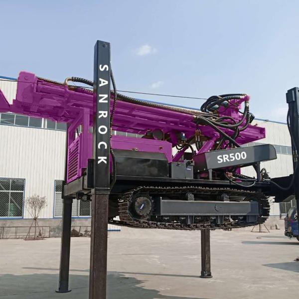 Rotary Borehole Water Well Rig Deep 500m Portable Hydraulic Water Well Drilling Rig