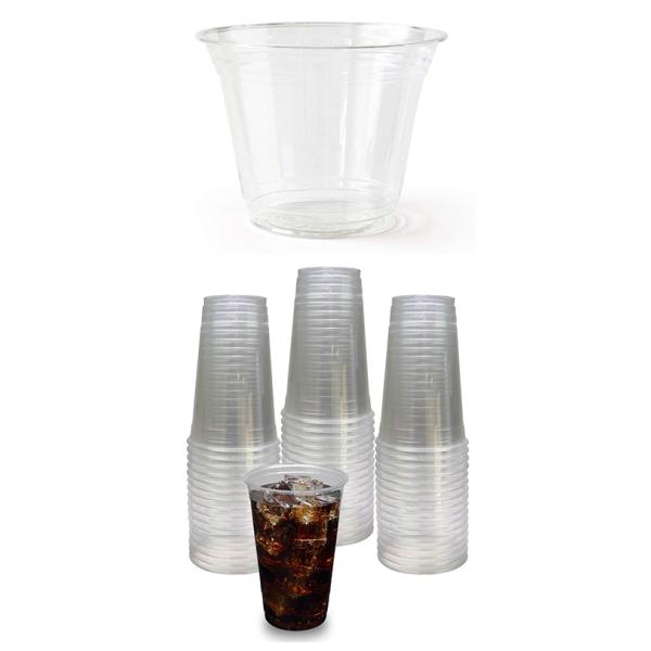 OEM Custom Logo 100% Bio Compostable PLA Transparent Cups Smoothie Beer Wine Beverage Ice CE Cold Disposable Drink To