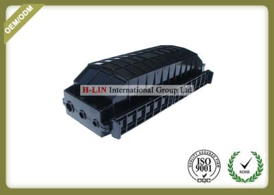 Rubber Sealing 3 In 3 Out Fosc Fiber Optic Closure , Outdoor Fiber Enclosure 