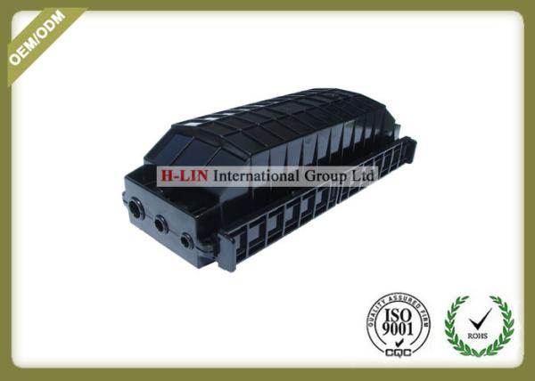 Rubber Sealing 3 In 3 Out Fosc Fiber Optic Closure , Outdoor Fiber Enclosure 