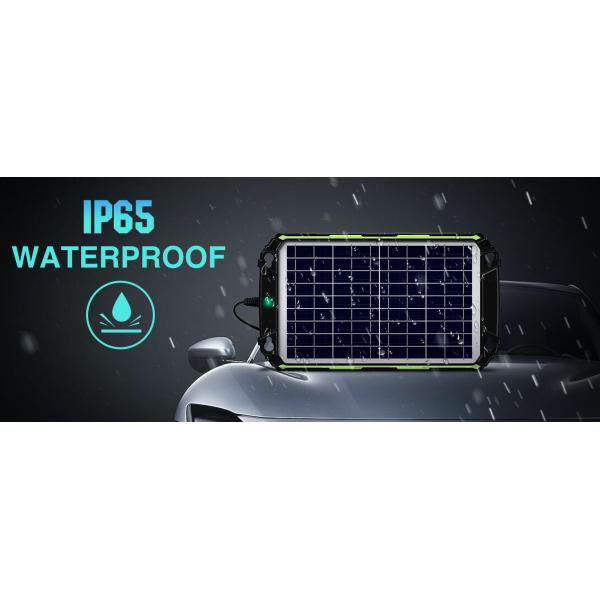 10 Вт 12 В водонепроницаемый солнечный зарядный аккумулятор для автомобиля лодка морской RV