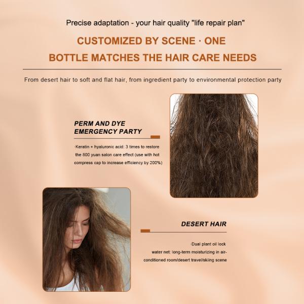 OEM Hyaluronic Acid Keratin Hair Conditioner Hydrolyzed Anti Frizzy