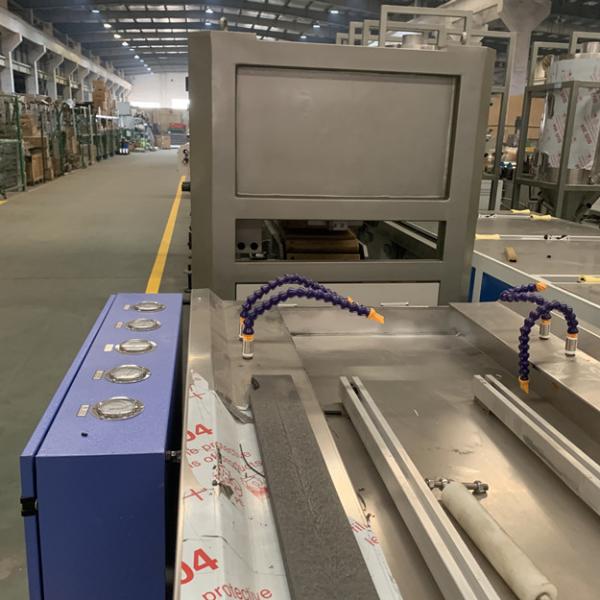 80kg/H 1200mm Wood Plastic WPC Board Production Line conical twin screw