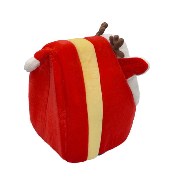 Pet Mat Soft Pet Bed Cushion Christmas Red Cat Bed Elk Antlers Design