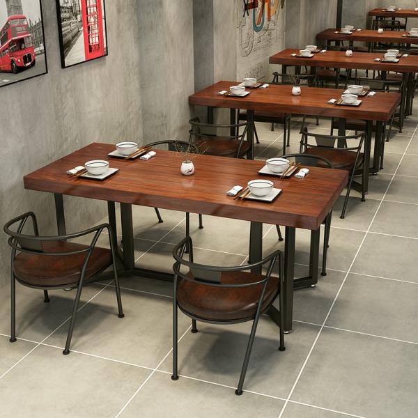 Home Furniture 4 Chairs and Table Set in Chinese Style for Dining Room or Restaurant