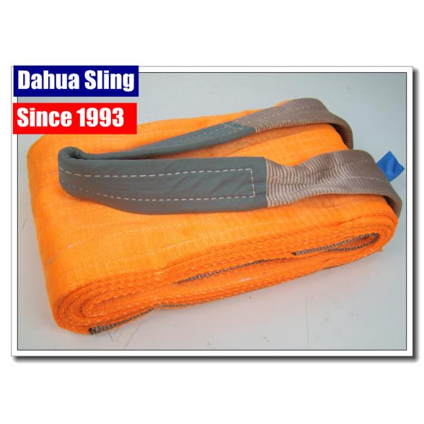 Durable Synthetic Lifting Slings Eye And Eye , 12 Ton Cargo Lifting Slings