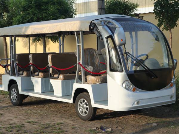 Carro de passeio elétrico de liga de alumínio 30 mph carro de golfe para turista 10 lugares