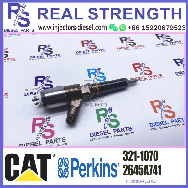 Injetor de combustível novo 2645A741 321-1070 para o motor diesel C4.4 C6.4 C6.6
