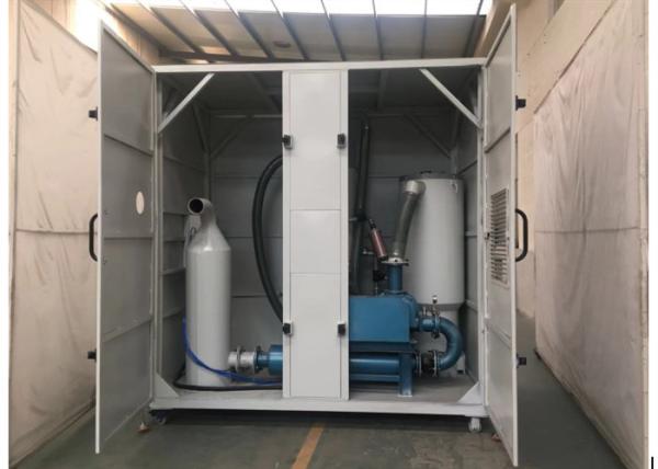 11kw Dust Free Vacuum Blasting Machine φ10mm Nozzle For Marine / Shipping