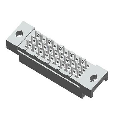 Right Angle 3 Rows Male Terminal DIN 41612 Connectors 10pin 20pin 30pin