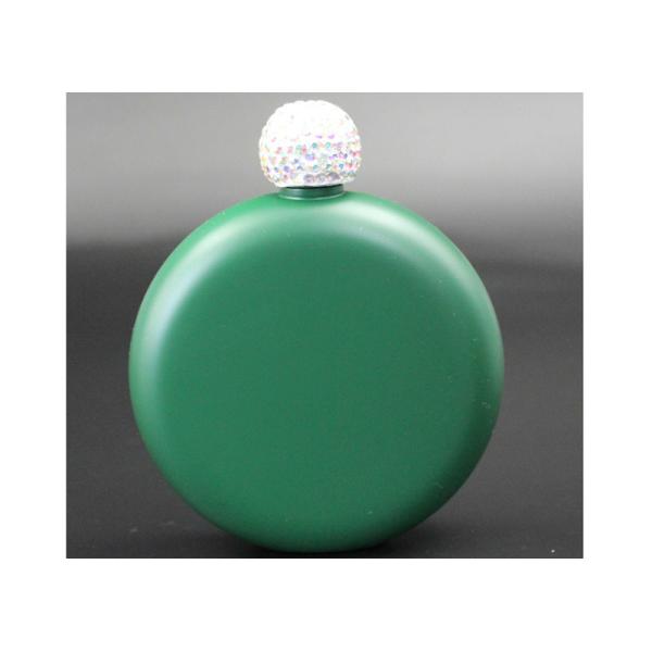 Spray Paint Round Hip Flask Gift Wine Pot 5 Oz Western Style For Adult