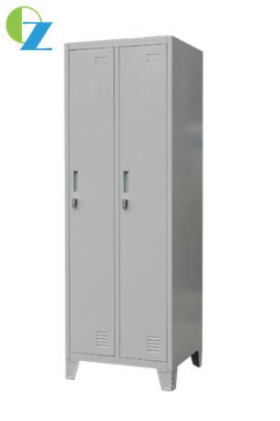 450Dmm cacifo de aço do Gym do pessoal dos cacifos do escritório da porta do vertical dois com pés do metal