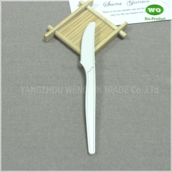 Disposable Bio-Based Plastic Cutlery Knife,Disposable Utensils - Forks, Spoons & Knives Made From Potato Starch