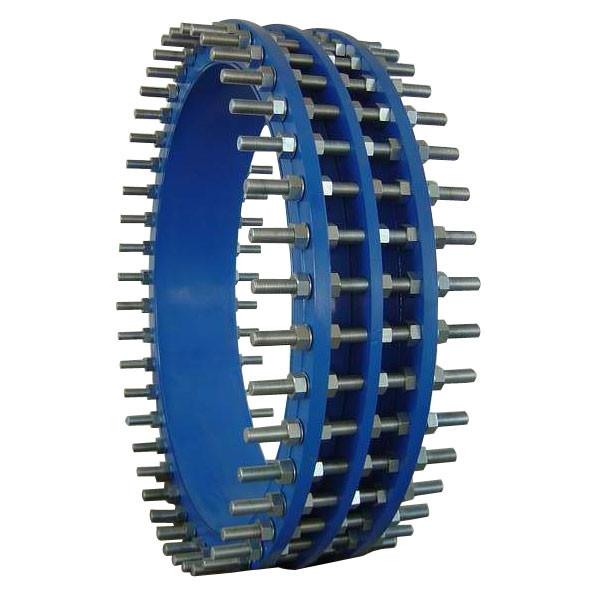 Anti Rust Ductile Iron Pipe Joints Blue Steel Pipe Dismantling Joint