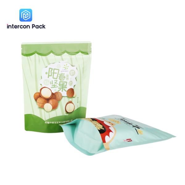 Cookie Packing Plastic Bag sachet Stand up Donuts Waffle Packaging Bags