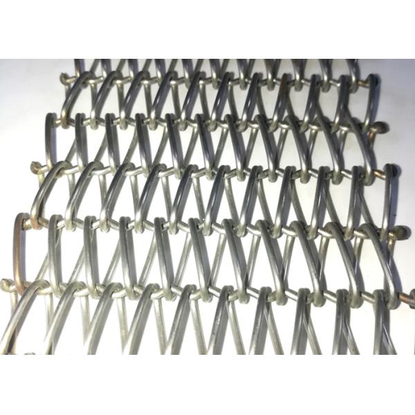 0.5mm-2.0mm Диаметр проволоки Спиральная проволочная сетка с сертификатом SGS / Ширина 0.5m-2.0m