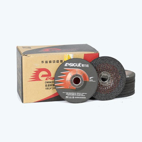 a resina com uma roda de moedura de corte abrasiva do disco eliminou a série completa dos discos para o ferro do metal de aço inoxidável