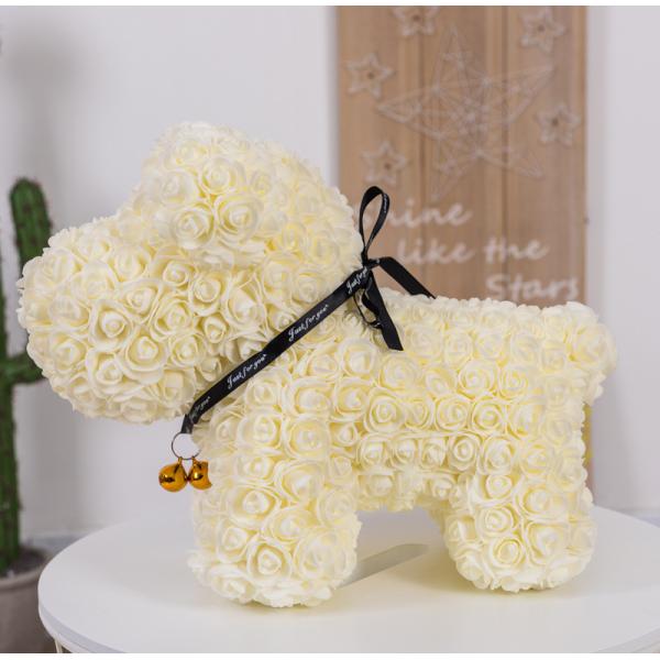 PE Roses Bear with More Colors Bear Roses for Christmas Gift  Rose bear China factory Valantines day gift