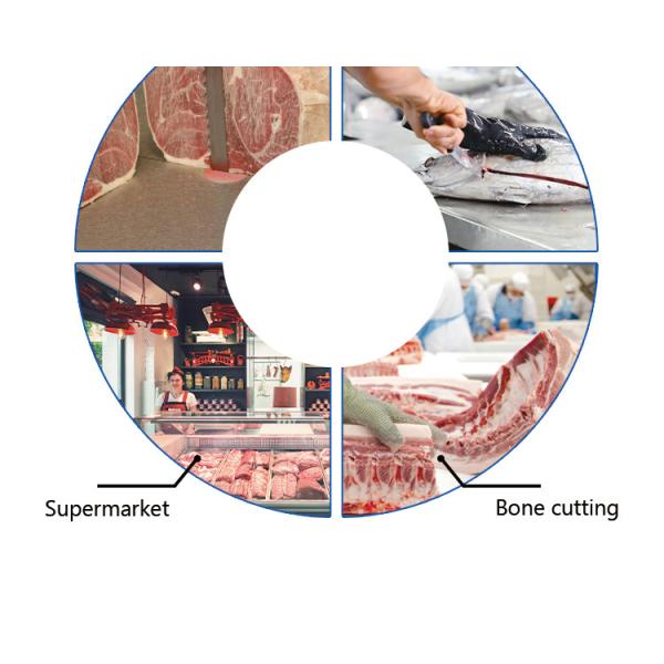 Пищевая углеродистая сталь Птицеводство Промышленные пиловые лезвия для свинины