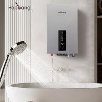 Écran LED Appareil de chauffage à l'eau à gaz d'échappement 2.64 GPM Taux de débit d'eau Gaz naturel pour chauffage rapide