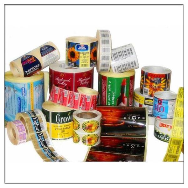 Hot Sale Packaging Adhesive Paper Sticker Printing / Custom Printed Labels / Water Bottle Label Sticker