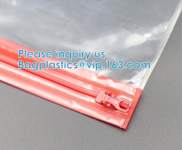 Matte Slider Frosted Plastic Packing Underdress Zipper Bag slider zip zipper bag clothing packing bags