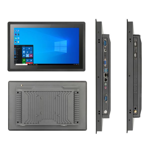 Pc de painel industrial montado na parede com cores LCD de 16,7M e SSD 32G/64G/128G/256G SSD
