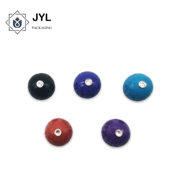 Arabian Style Metal bottle Cap with stone For Luxury Niche Perfume Brands
