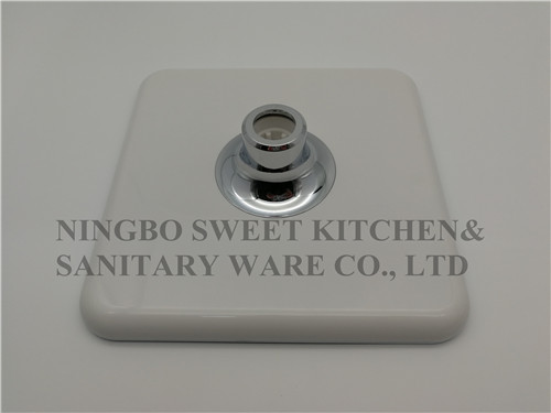 ABS material shower head hand shower square top shower spray shower set single flows bathroom accessories
