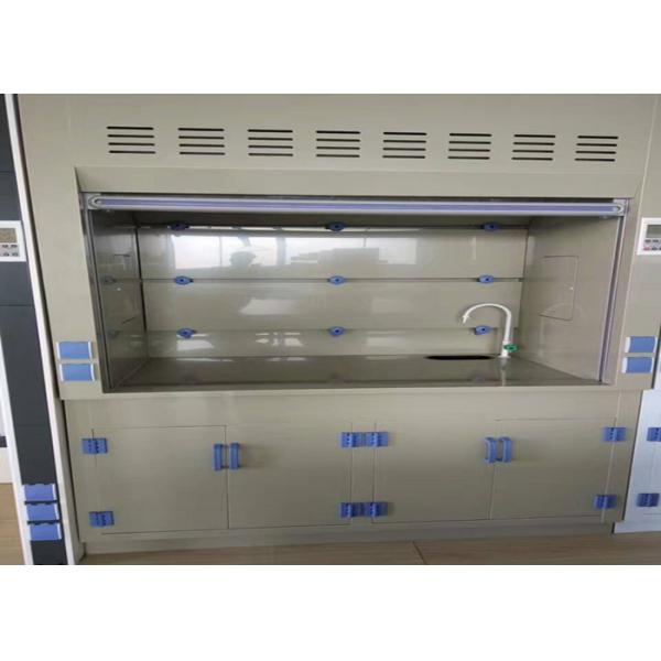 High Laboratory Exhaust Hood With PP Faucet And Sink Fume Hood