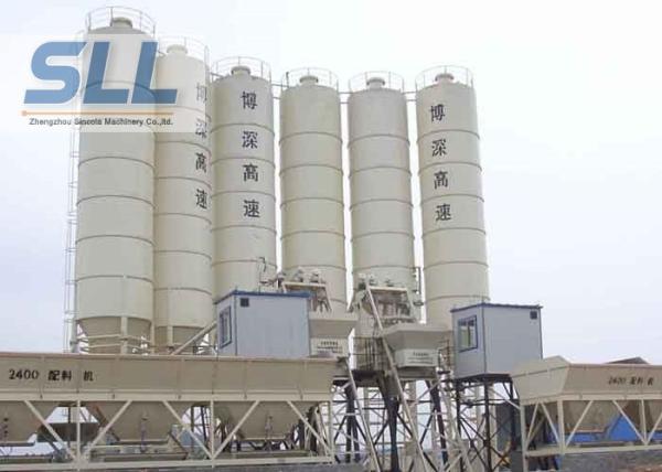 Large Capacity Ready Mix Concrete Batching Plant / Twin Shaft Mixer Batching Plant