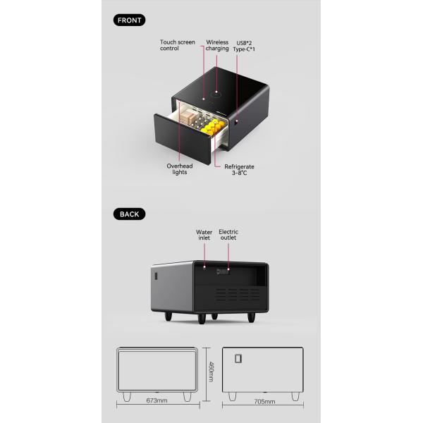 Частный Мольд умный мини холодильник для гостиницы спальня гостиная мебель холодильник