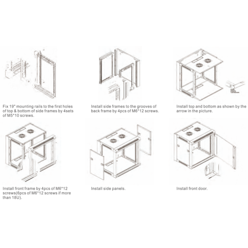 SE Wall Mount Rack Cabinet , Date Center Accessories , Manufacturer from China - Zion Communiation