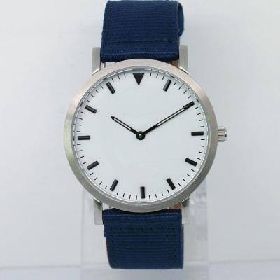 Newest fashion stainless case , nylon strap watch,nylon watches 2014-dark blue band