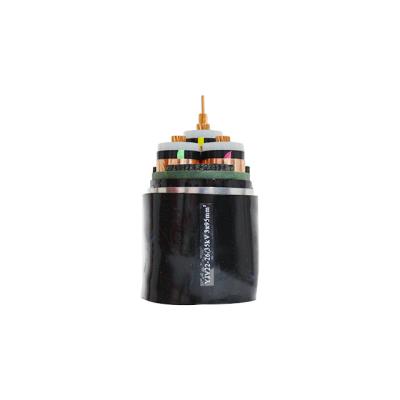 8.7/15KV PVC Jacket Medium Voltage Copper Conductor XLPE Insulated Electric Cable