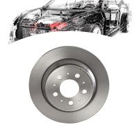 Rotor de frein arrière 9434167 Womala Compatible avec le S60 S80 V70 XC70
