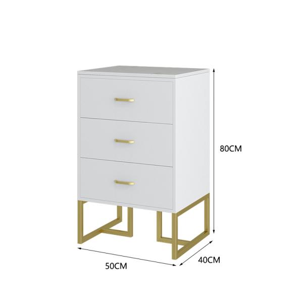 Nordic Standing Hollywood Mirror And Desk Dressing Table With Drawers