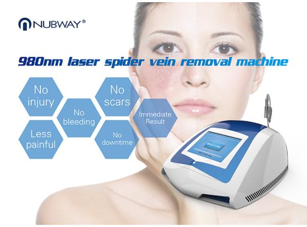 Capillary Removal Machine 980nm Diode Laser Vascular Removal Pink Spiders Vein Removal