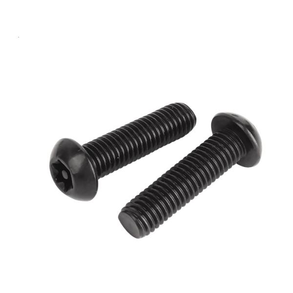 ISO7380 Black Oxide Coated Torx Pan Head Screws Anti-Corrosion Fasteners