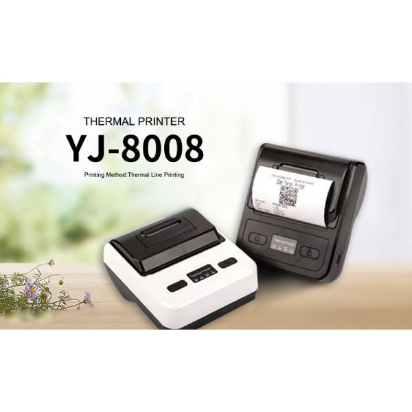80mm Mini Portable Printer High Speed Bluetooth Small Printer Android Thermal Receipt Printer for Small Businesses