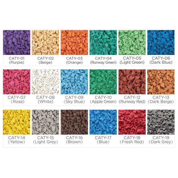 Granulados de relleno de hierba de fútbol resistente a los rayos UV EPDM Hierba artificial relleno de césped sintético